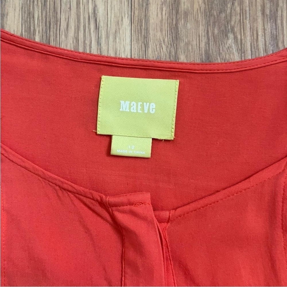Maeve Clara coral blouse sz 4 - Picture 5 of 5